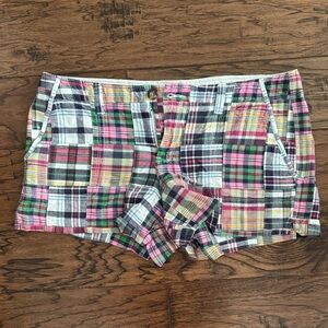 Old Navy Multicolor Plaid Women's Cargo Shorts